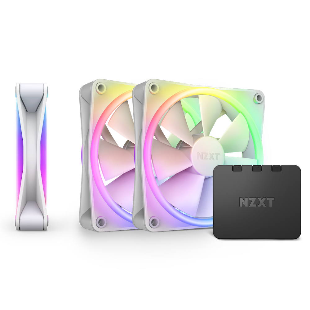 NZXT F120 Computer Cooling Systems - White