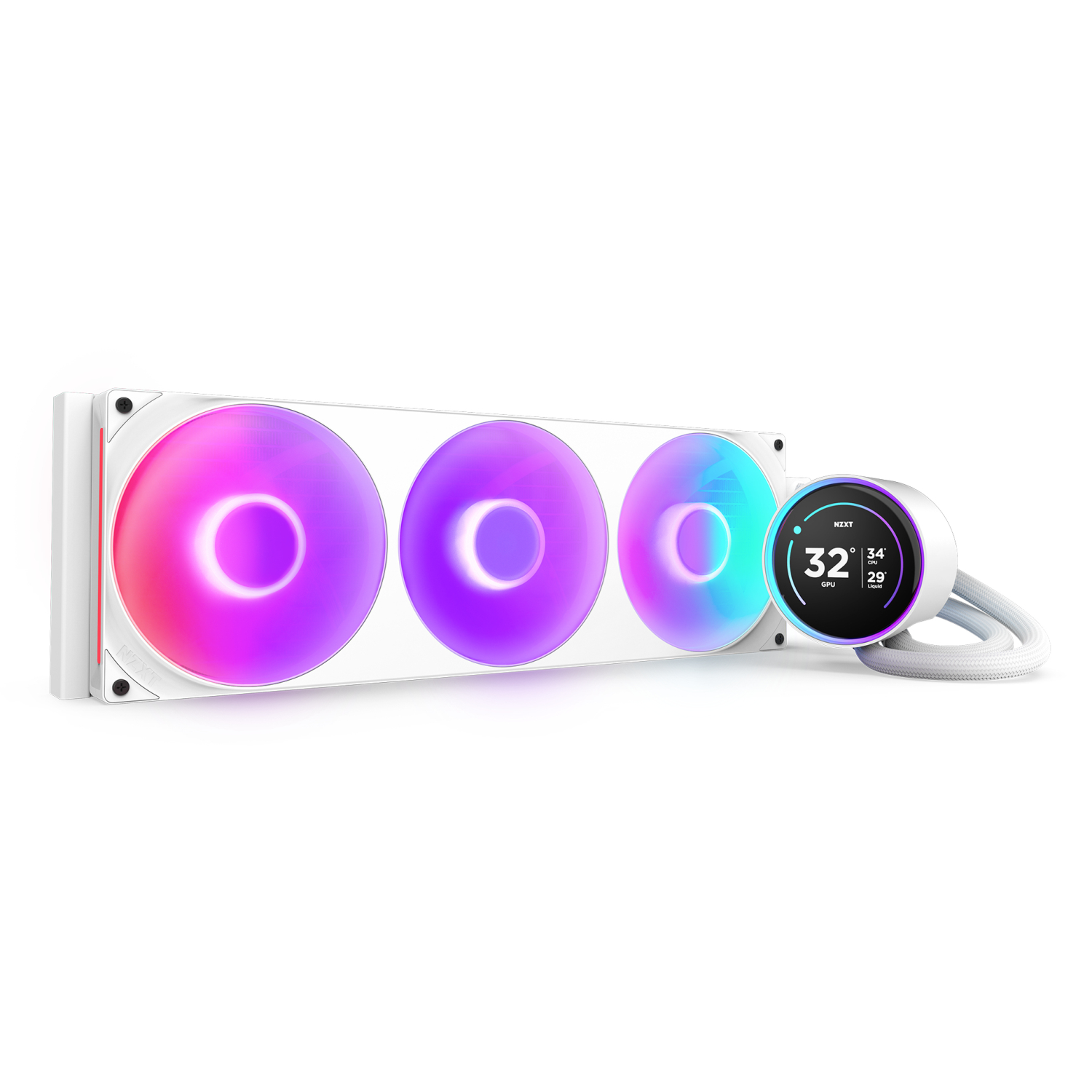 NZXT KRAKEN ELITE 420 RGB CPU COOLER WHT