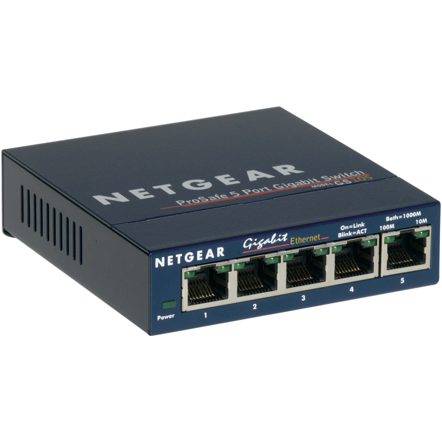 Netgear GS105 Network Switches - Blue
