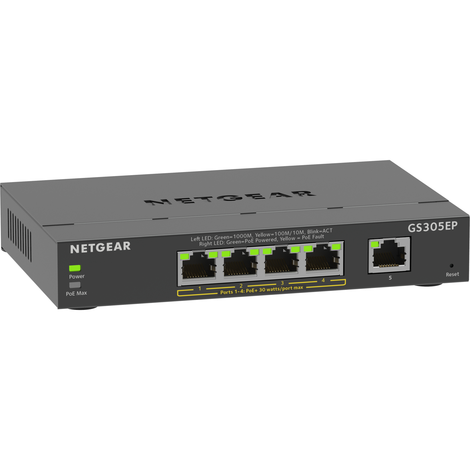Netgear 5-Port Network Switches - Black