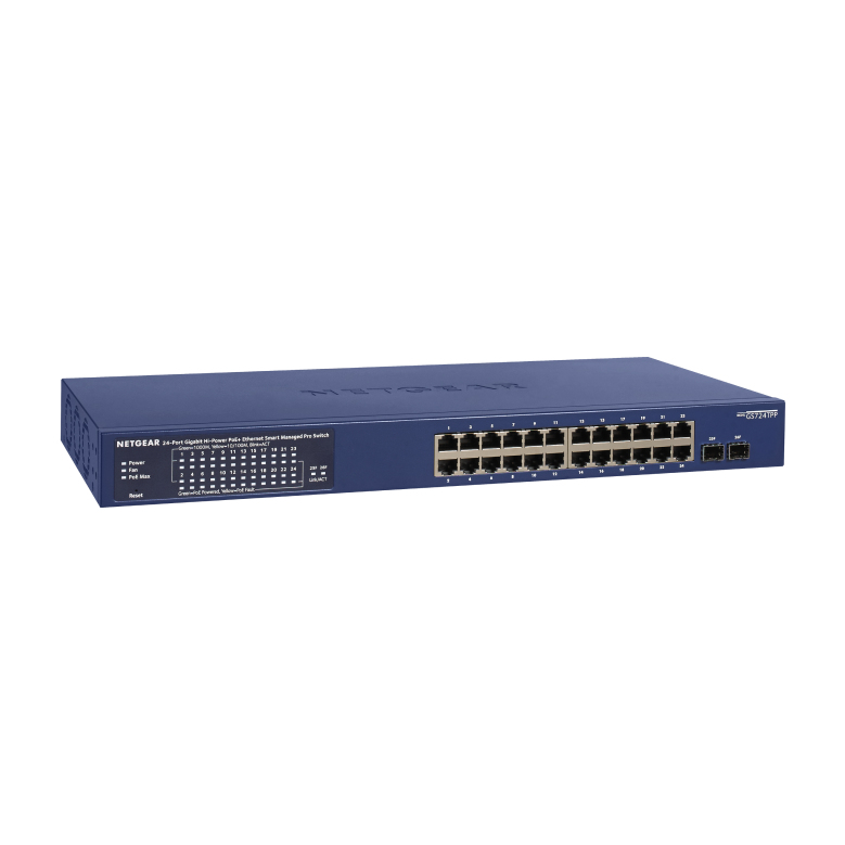 Netgear GS724TP-300EUS Network Switches - Blue