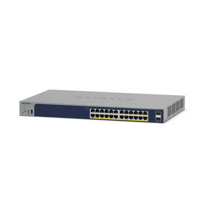 Netgear GS724TPv3 Network Switches - 512MB - Grey