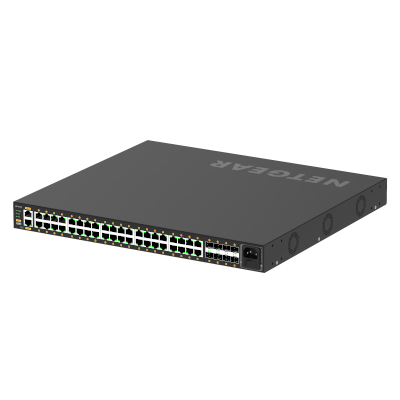Netgear GSM4248P-100EUS Network Switches - Black