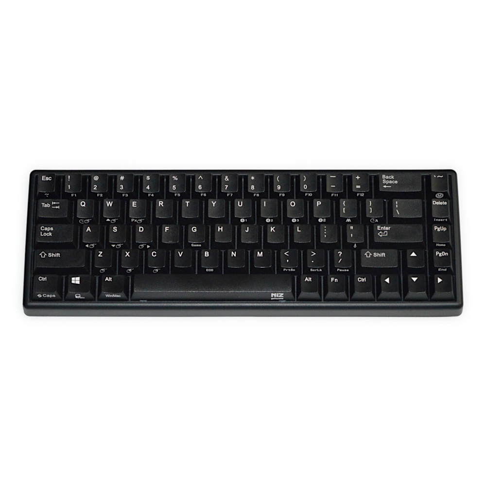 NiZ Keyboard Atom68 Capacitive 50gf Bluetooth Programmable 60% Keyboard Black