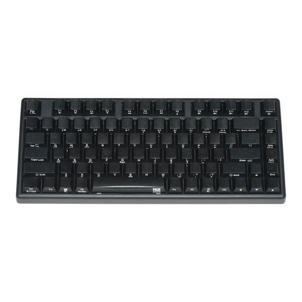 NiZ Keyboard Micro84 Capacitive Bluetooth Programmable Front Print Keyboard Black