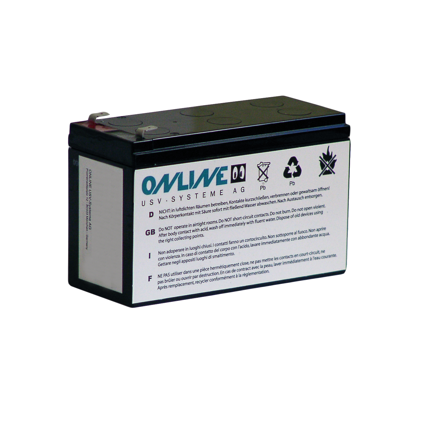 ONLINE USV-Systeme BCZ800 UPS Batteries - Grey