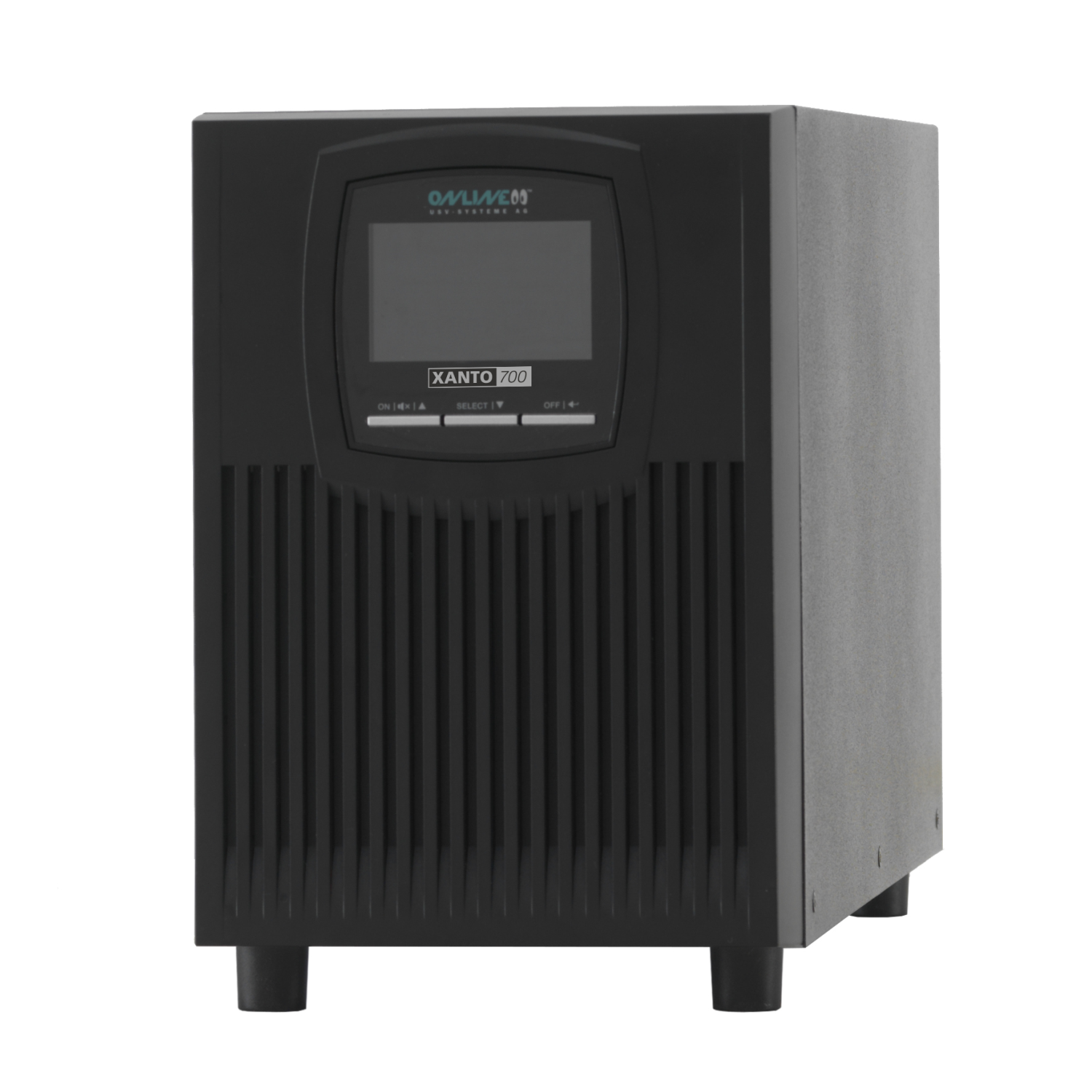 ONLINE USV-Systeme XANTO 700 uninterruptible power supply (UPS) Double-conversion (Online) 0.7 kVA 700 W 4 AC outlet(s)