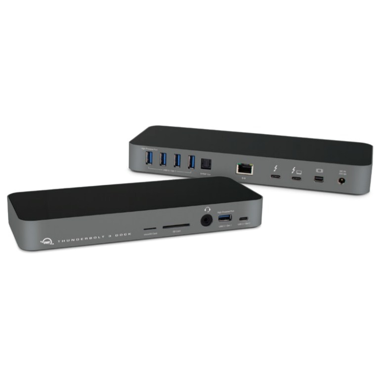 OWC OWCTB3DK14PSG Laptop Docks & Port Replicators - Grey