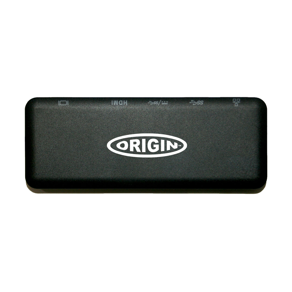 Origin Storage 4K Travel Dock USB C Wired USB 3.2 Gen 1 (3.1 Gen 1) Type-C Black