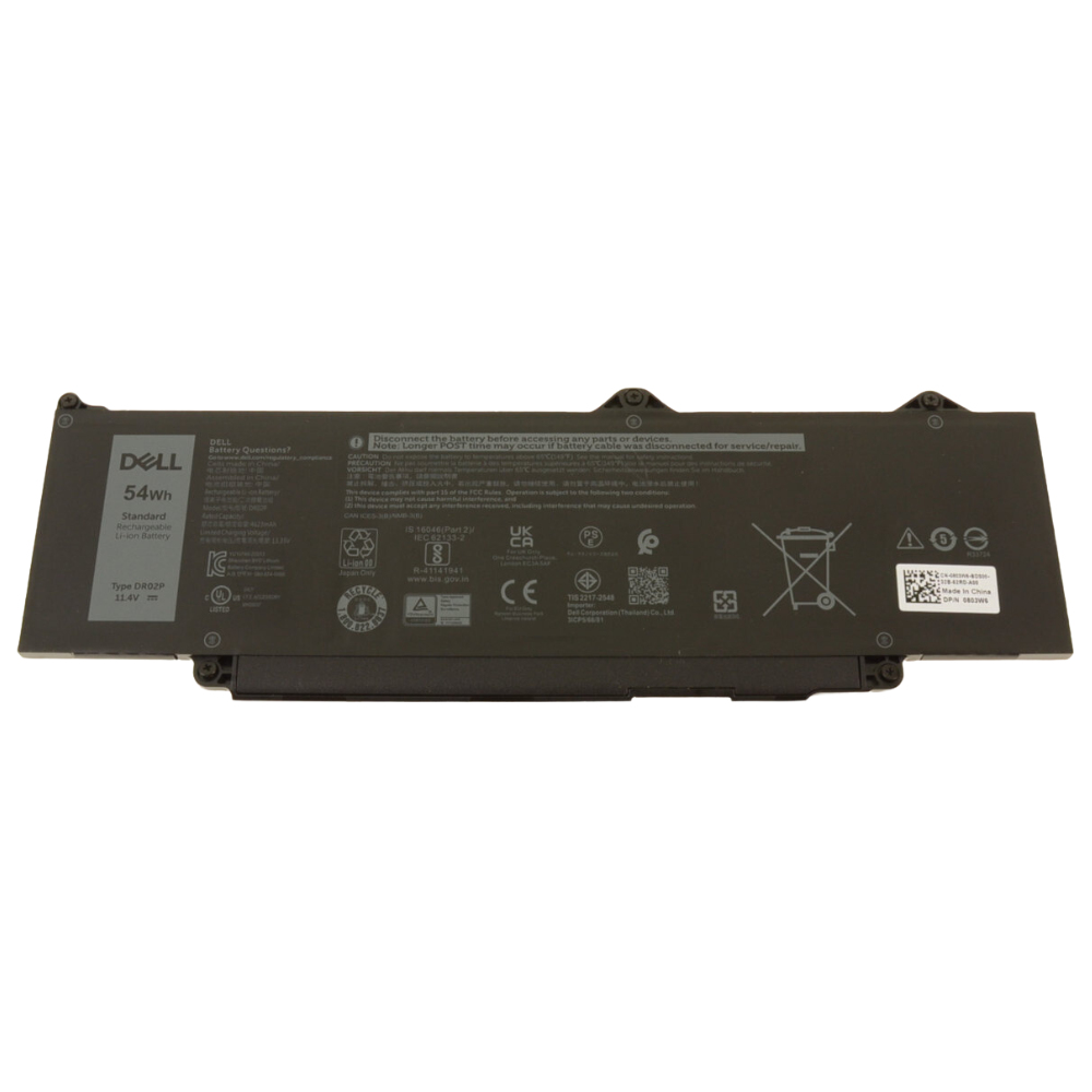 Origin Storage BAT-DELL-5440 Industrial Rechargeable Batteries - Black