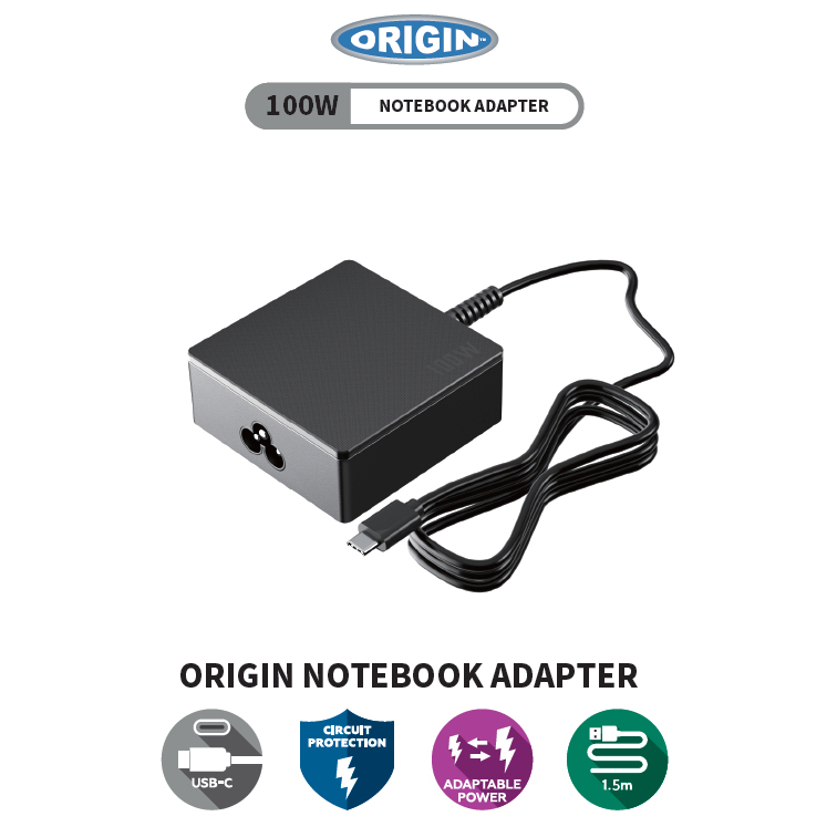 Origin Storage Origin 100W USB-C Adapter with EU Cable