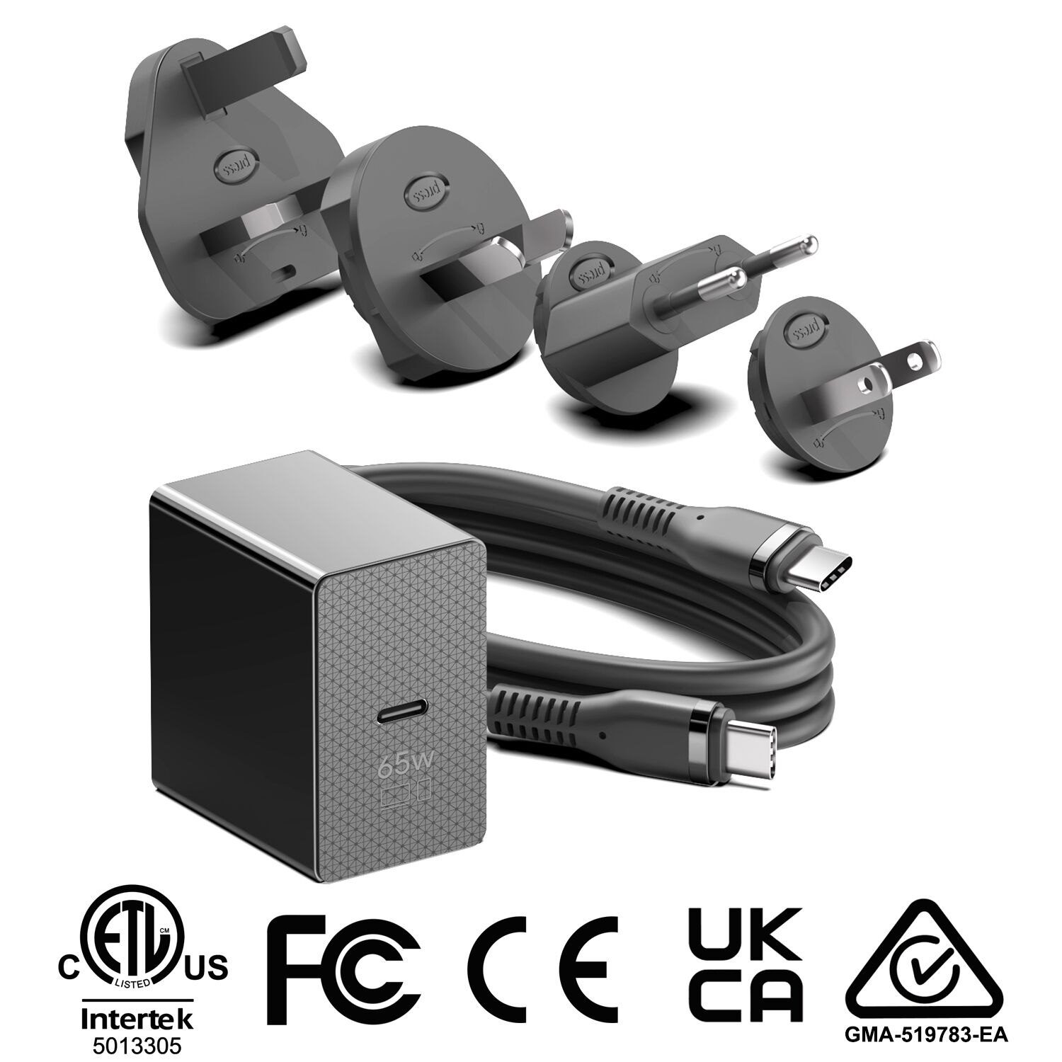 Origin Storage OS-MWC65W Power Adapters & Inverters - Black
