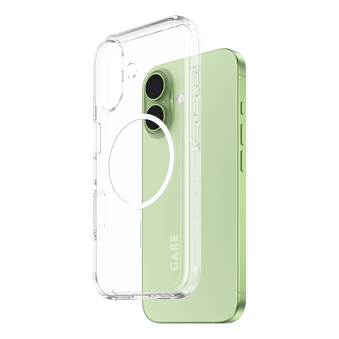 PanzerGlass CARE by ® Flagship Case Transparent Urban Explorer w. White MagSafe iPhone 17