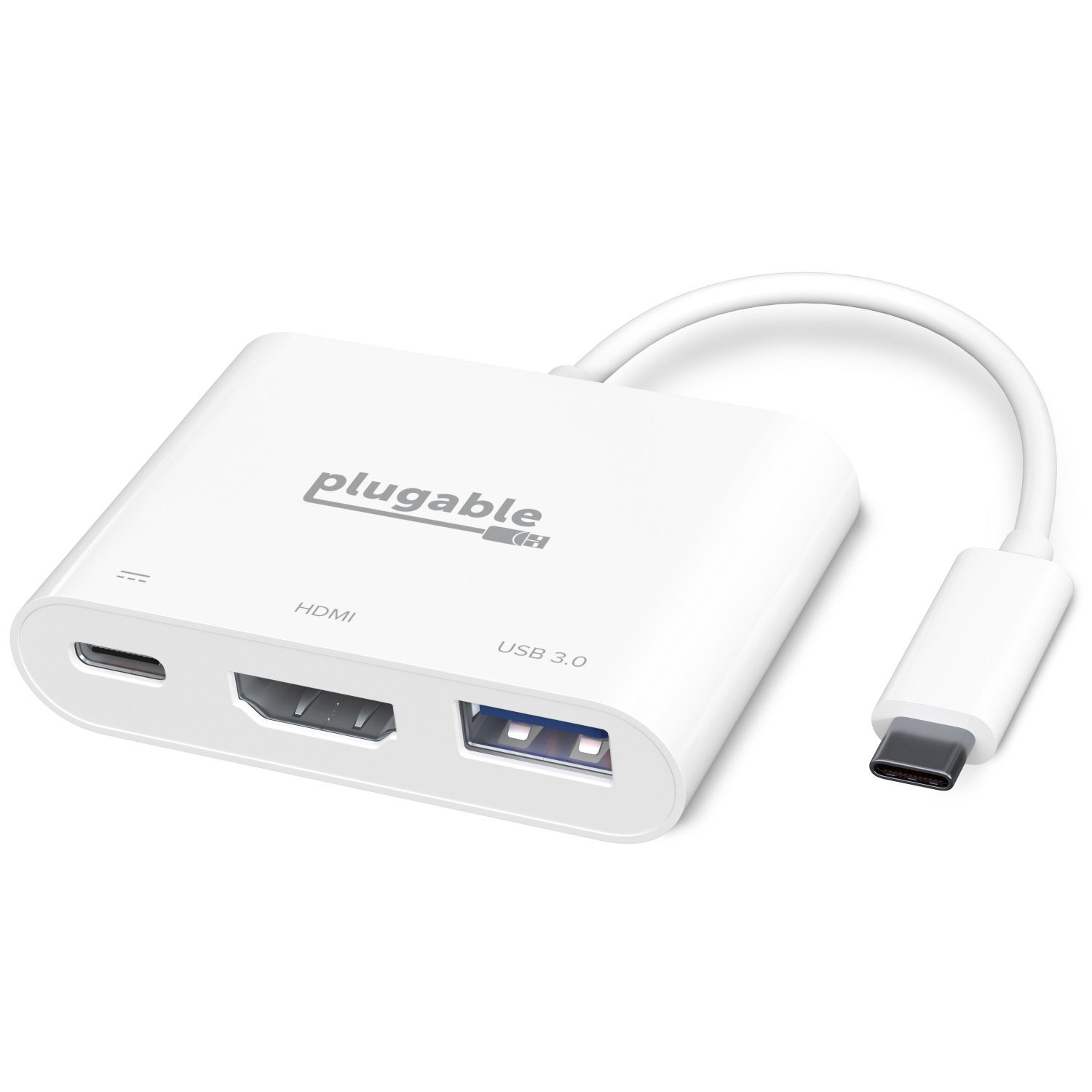 PLUGABLE TECHNOLOGIES 3-in-1 Laptop Docks & Port Replicators - White