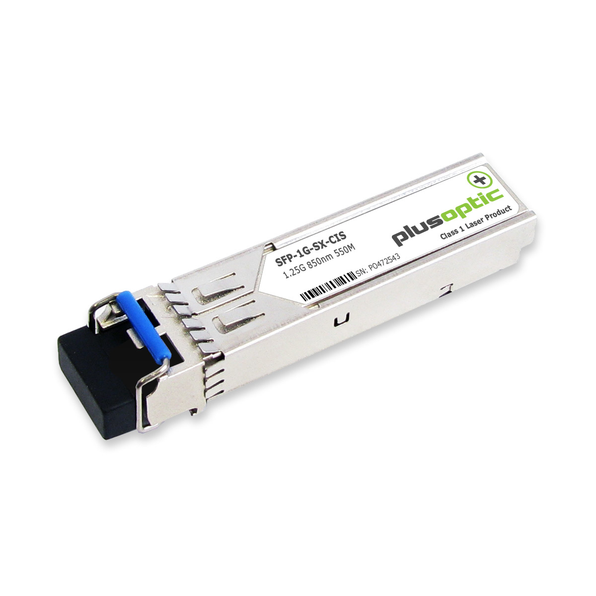 PLUSOPTIC SFP-1G-SX-CIS Network Transceiver Modules - Stainless steel