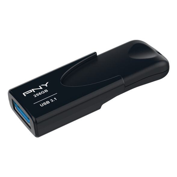 PNY Attache 4 USB flash drive 256 GB USB Type-A 3.2 Gen 1 (3.1 Gen 1) Black