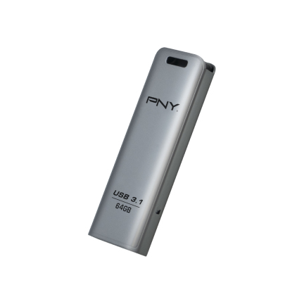 PNY FD64GESTEEL31G-EF USB Flash Drives - Stainless steel