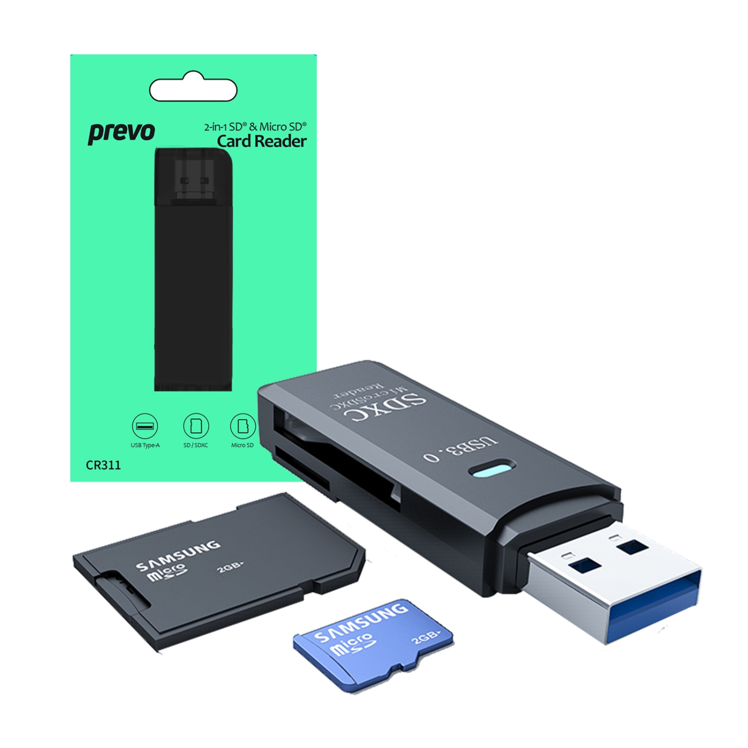 Prevo CR311 Card Readers - Black