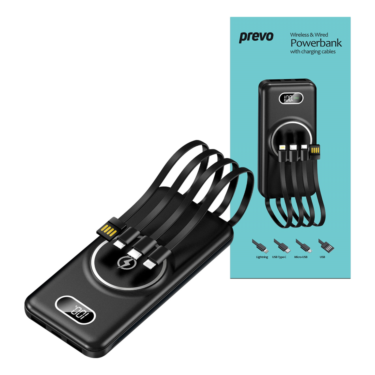 PREVO SP5002 Power Banks - Black