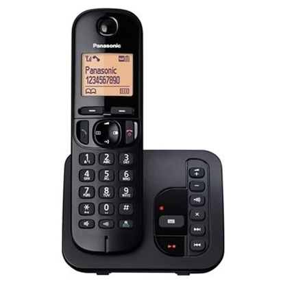 Panasonic KX-TGC220 Telephones - 1.6 Inches - Black