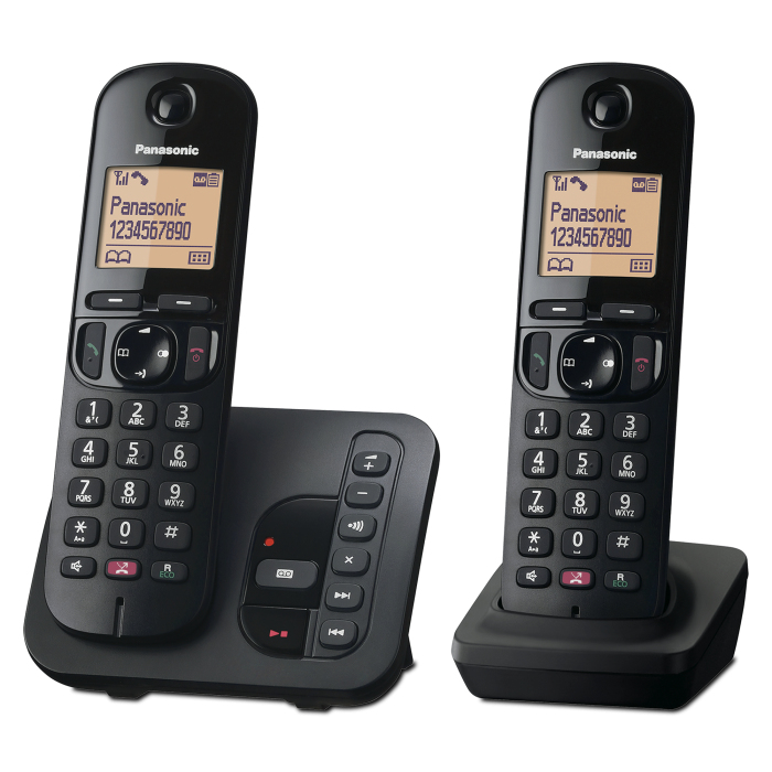 Panasonic KX-TGC262EB Telephones - 1.6 Inches - Black