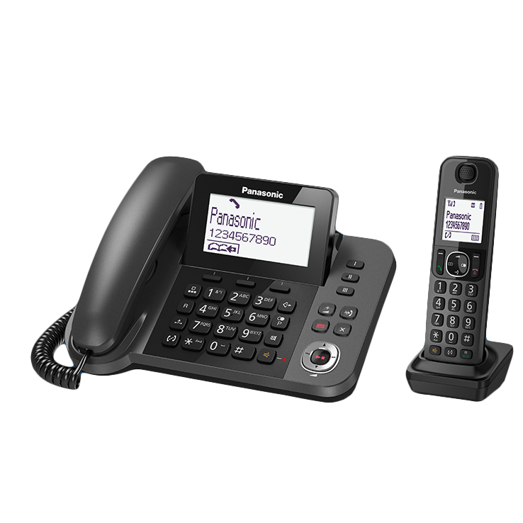 Panasonic KX-TGF320E Telephones - Black