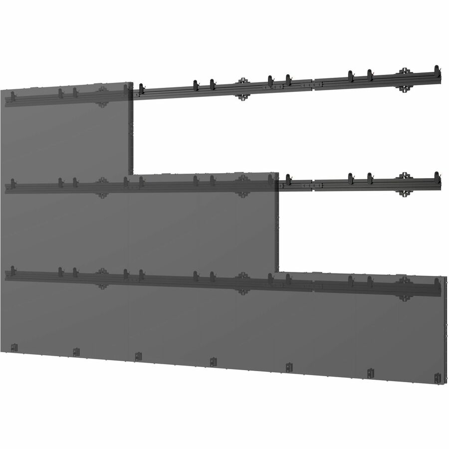 Peerless LEDUNVS-6X6 Signage Display Mounts - Black
