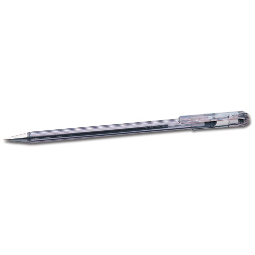 Pentel Superb Medium Black Stick ballpoint pen 12 pc(s)