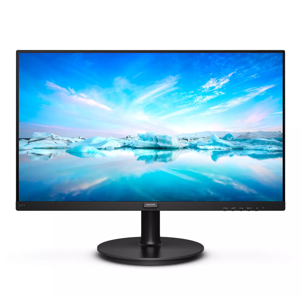 Philips 221V8 Computer Monitors - 21.5 Inches - Black