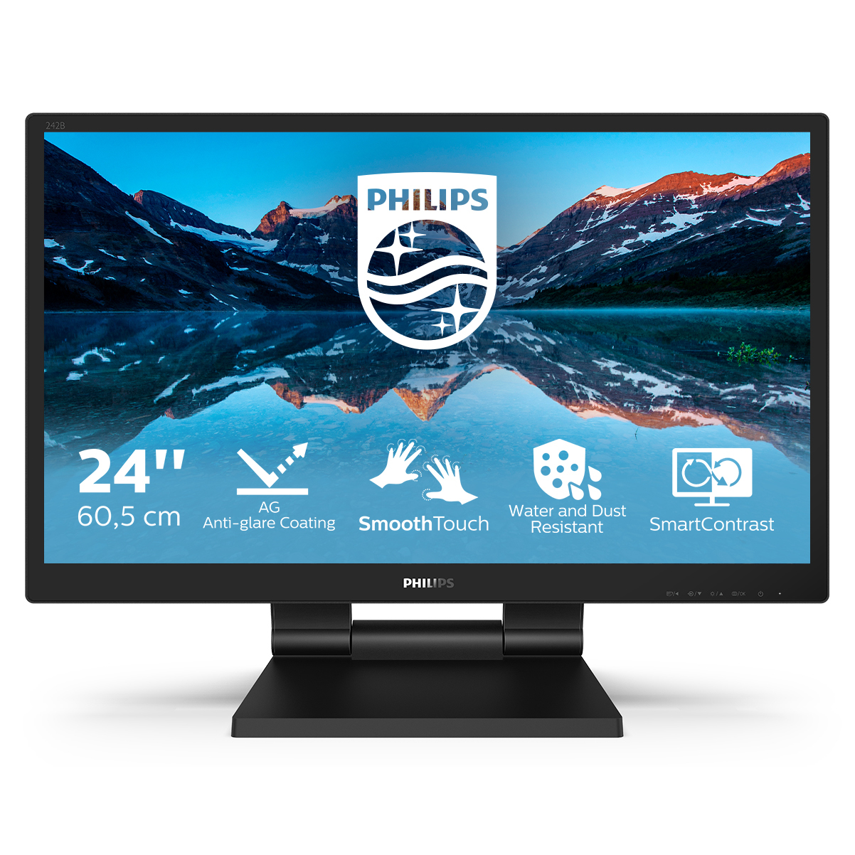 Philips 242B9TL Computer Monitors - 23.8 Inches - Black
