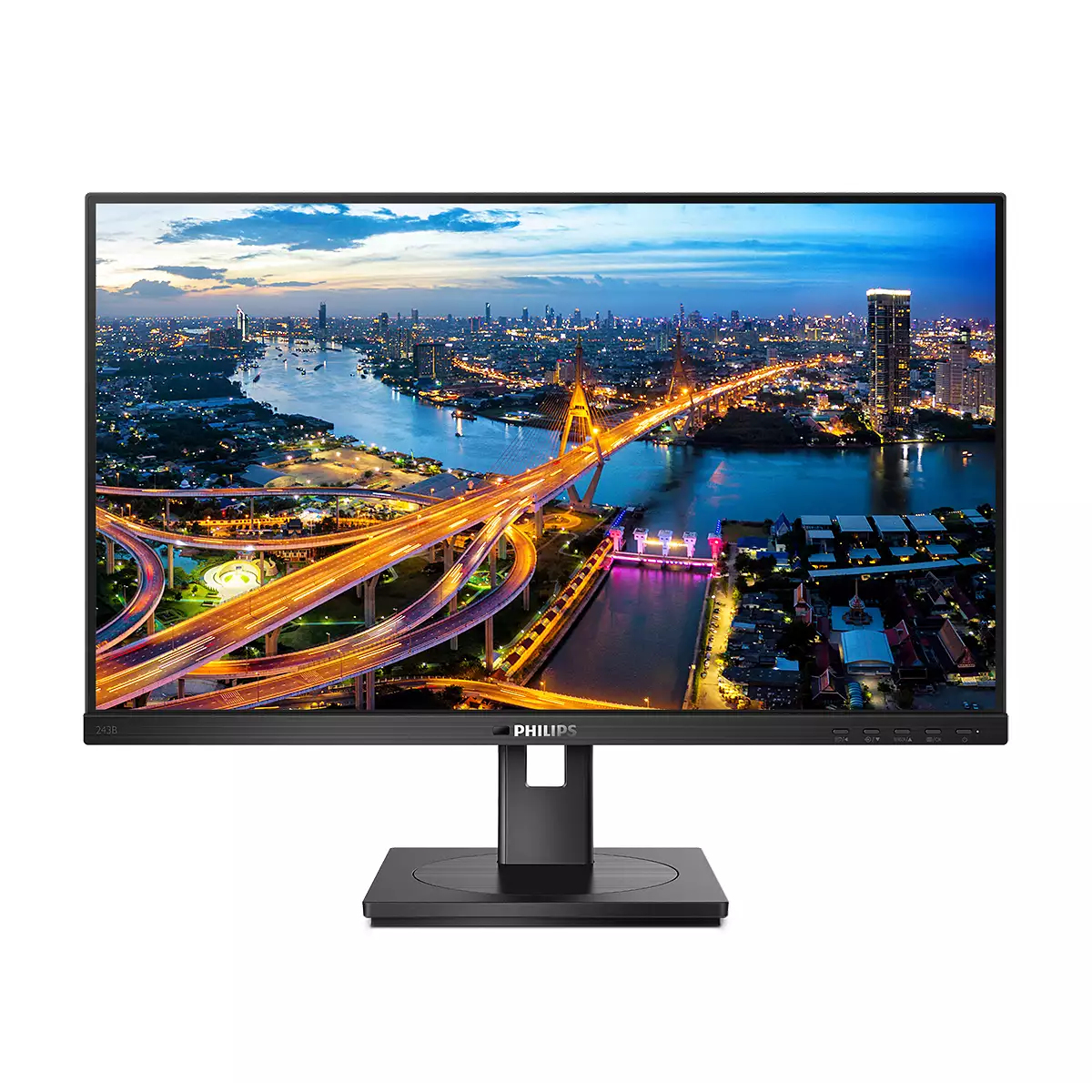 Philips 243B1 Computer Monitors - 23.8 Inches - Black