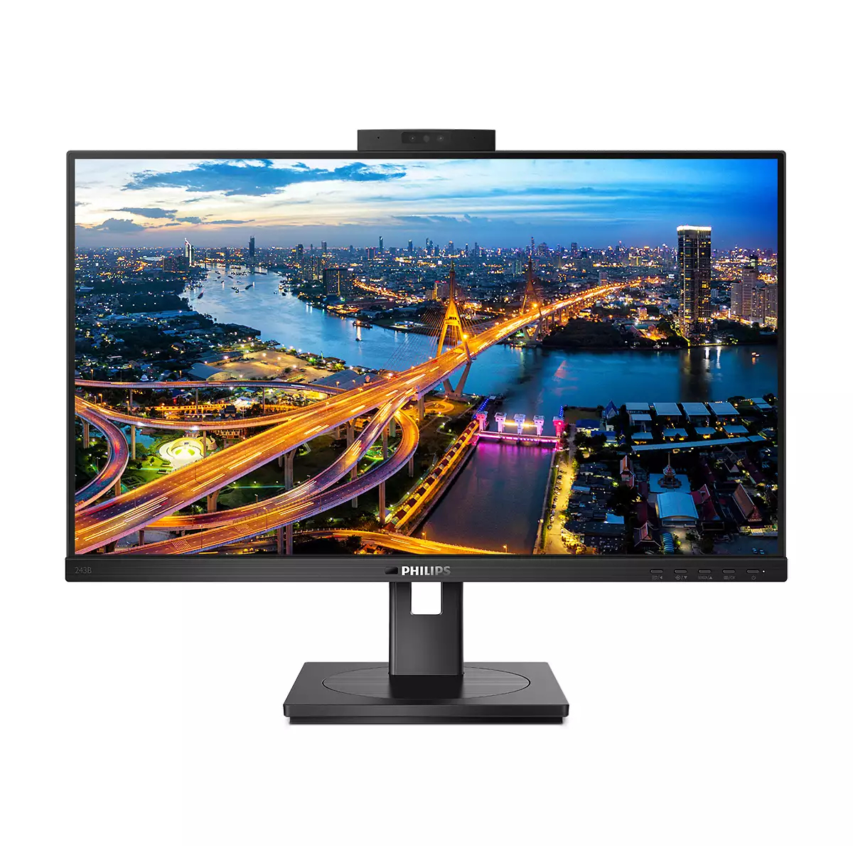 Philips 243B1JH Computer Monitors - 23.8 Inches - Black