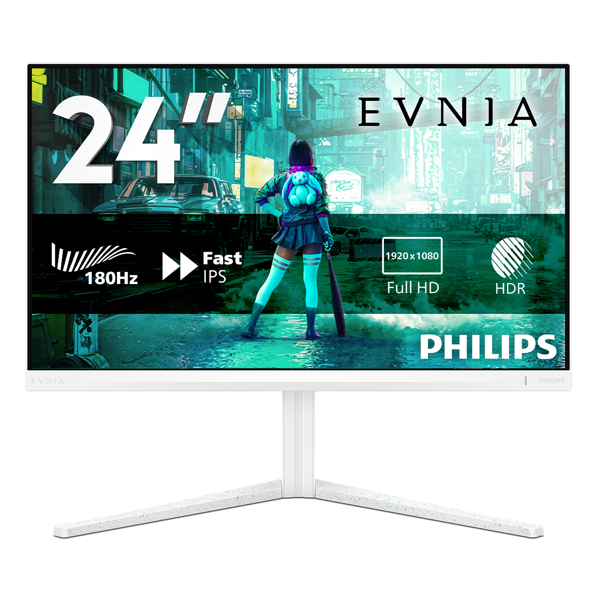Philips 24M2N3201A Computer Monitors - 23.8 Inches - White
