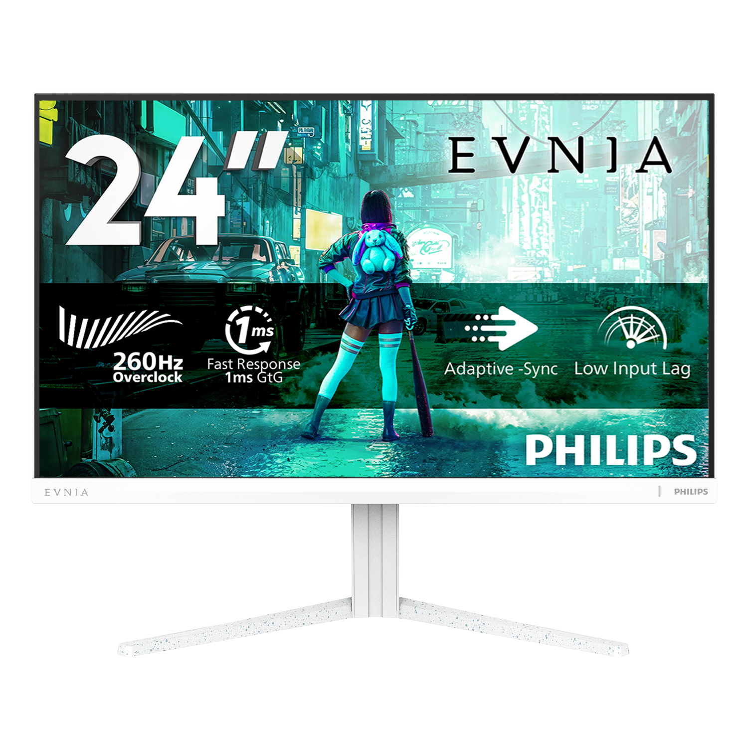 Philips 24M2N3201PL Computer Monitors - 23.8 Inches - White