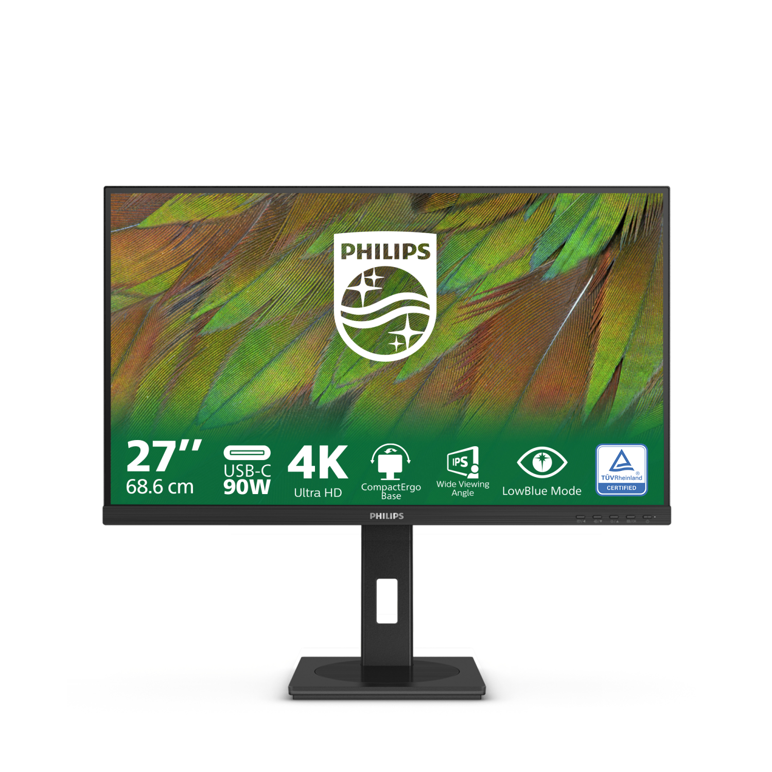 Philips 27B1U3900 Computer Monitors - 27 Inches - Black
