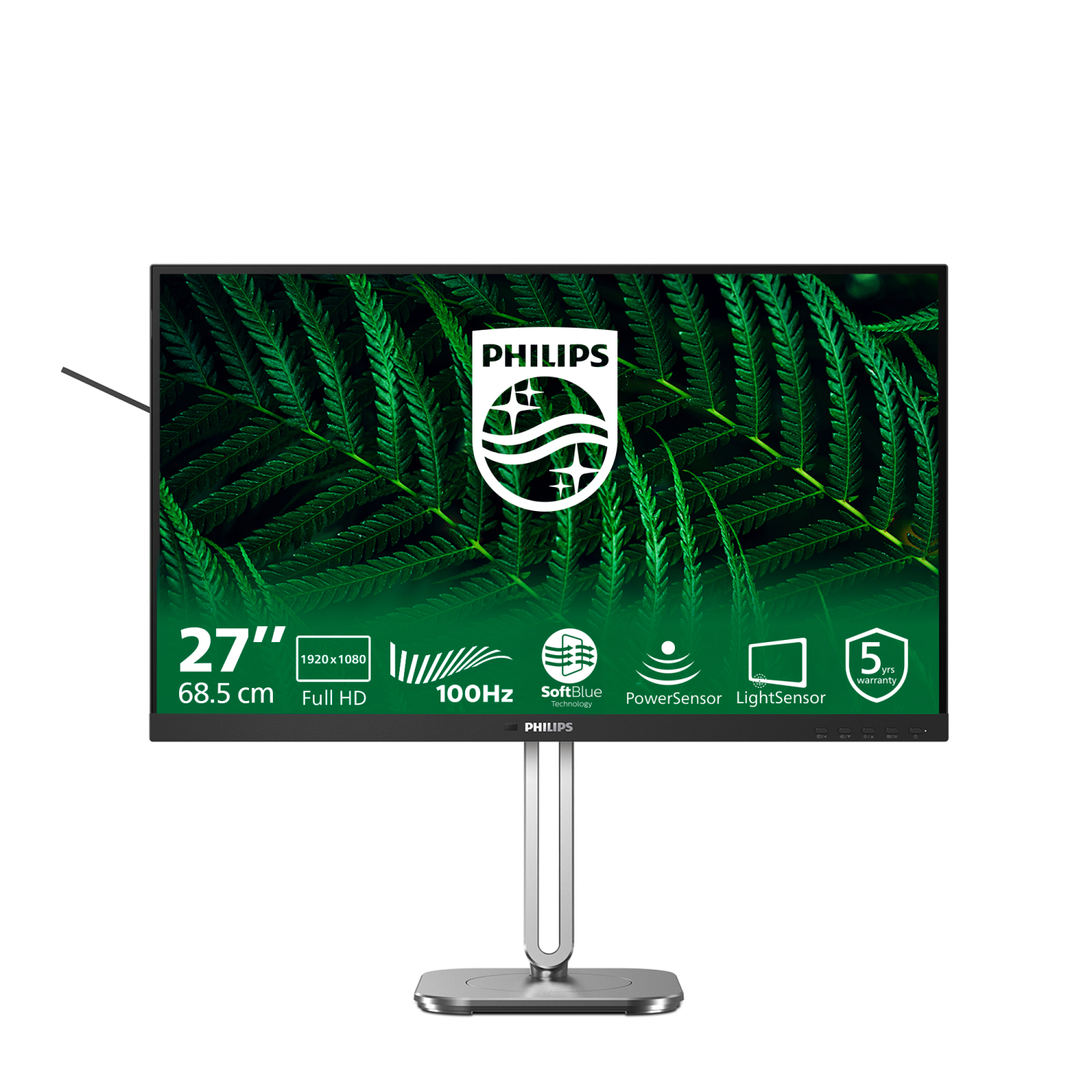 Philips 27B2G5200 Computer Monitors - 27 Inches - Anthracite