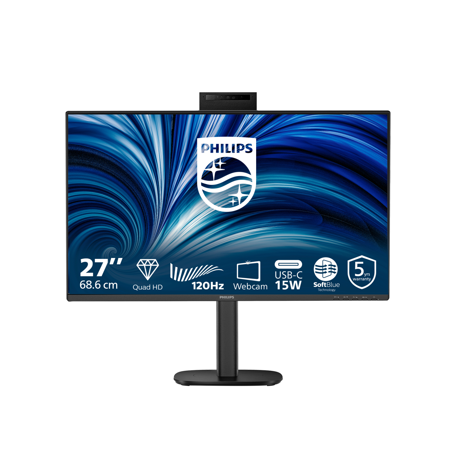 Philips 27B2N3500JH Computer Monitors - 27 Inches - Black