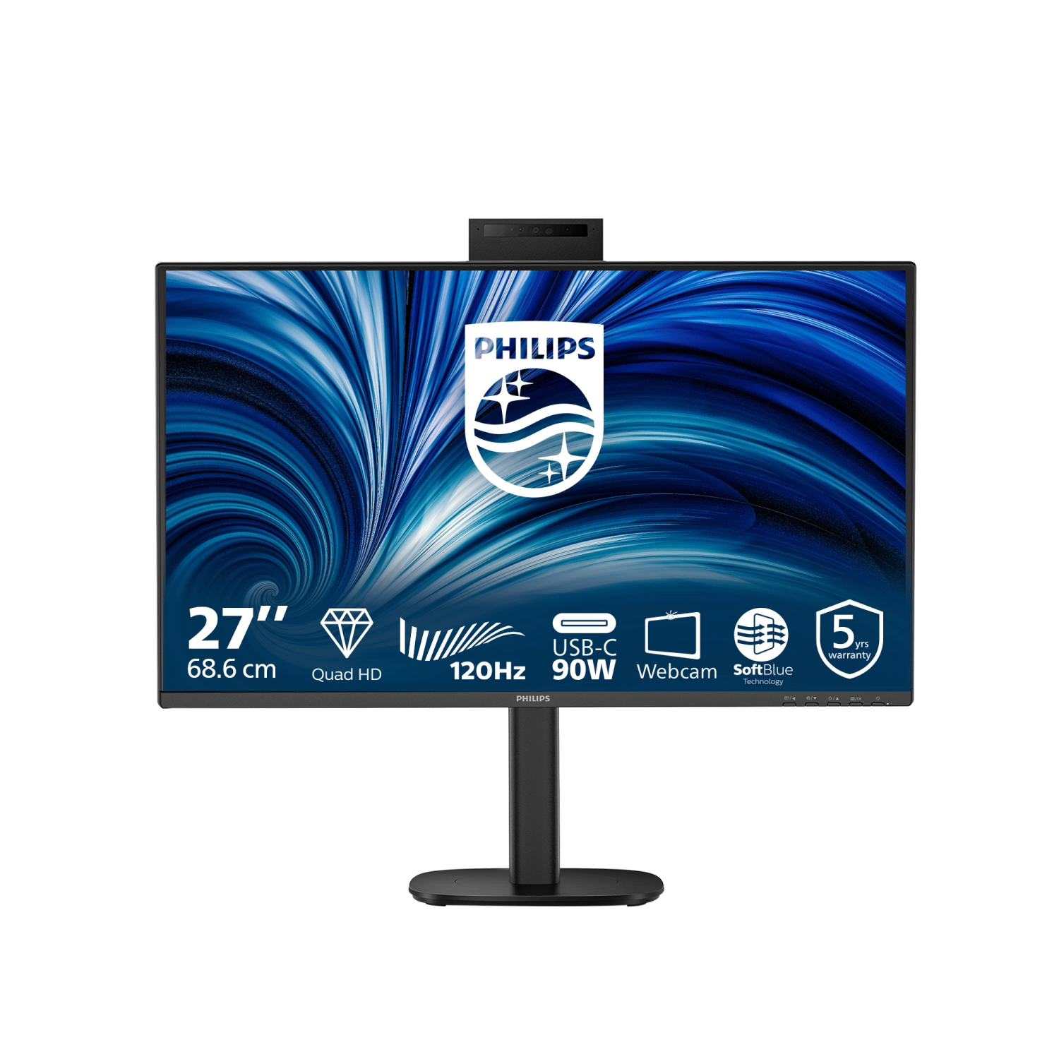 Philips 27B2U3601H Computer Monitors - 27 Inches - Black