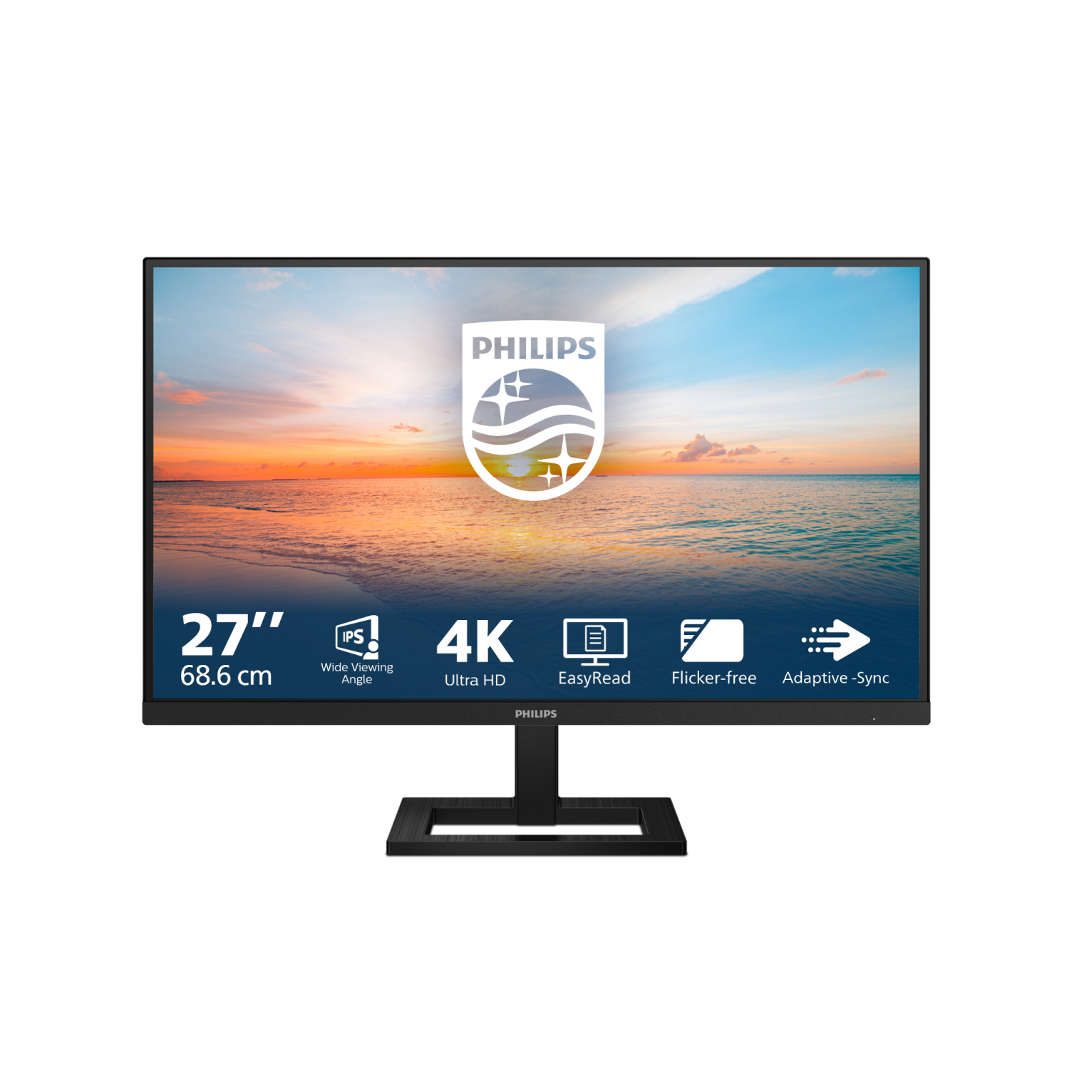 Philips 27 INCH 4K IPS 65W USB C 2 HDMI HA 2 USB 3.2