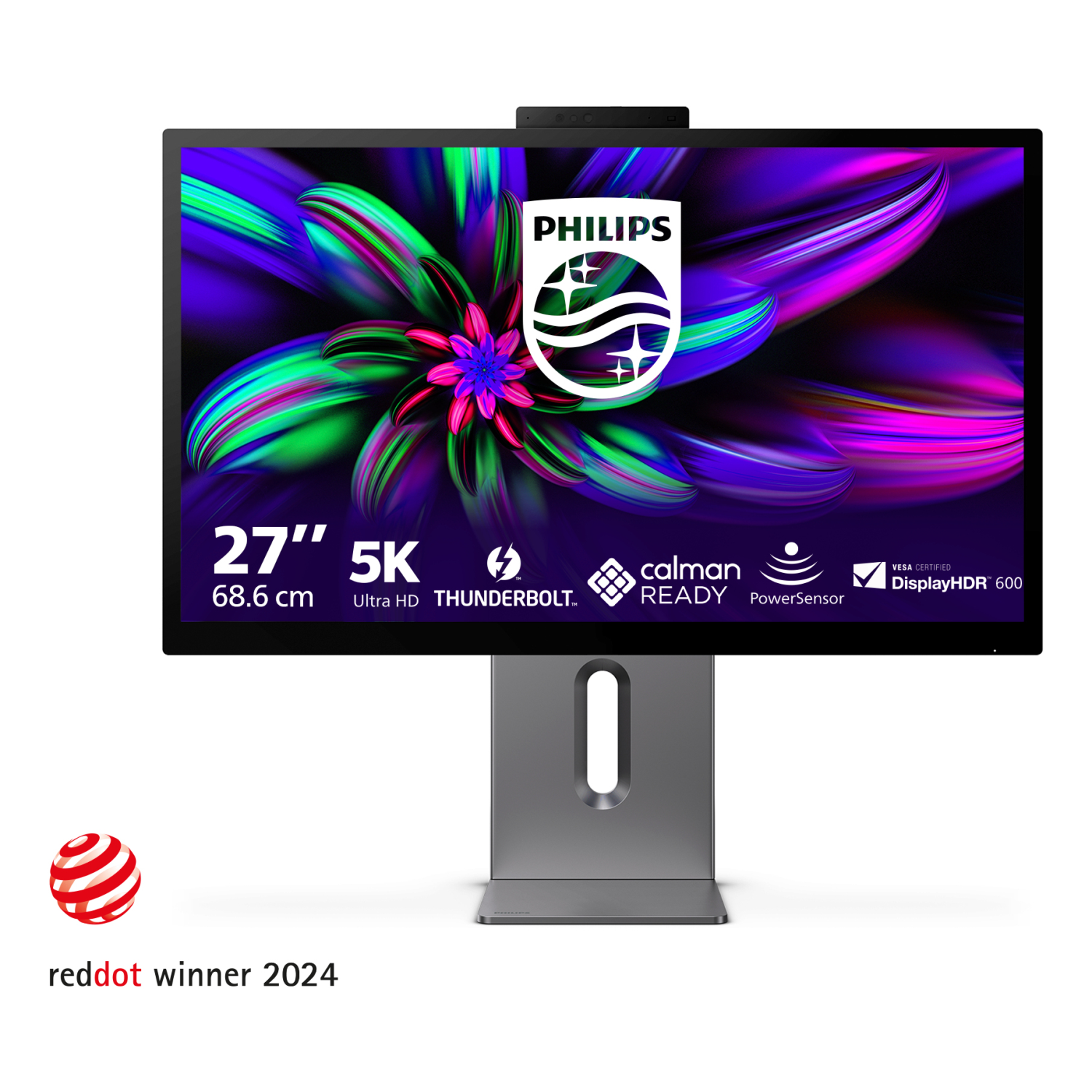 Philips 27E3U7903 Computer Monitors - 27 Inches - Grey