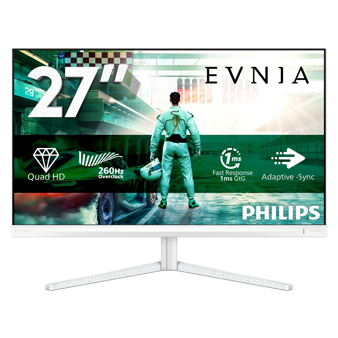 Philips 27M2N3501PA Computer Monitors - 27 Inches - White