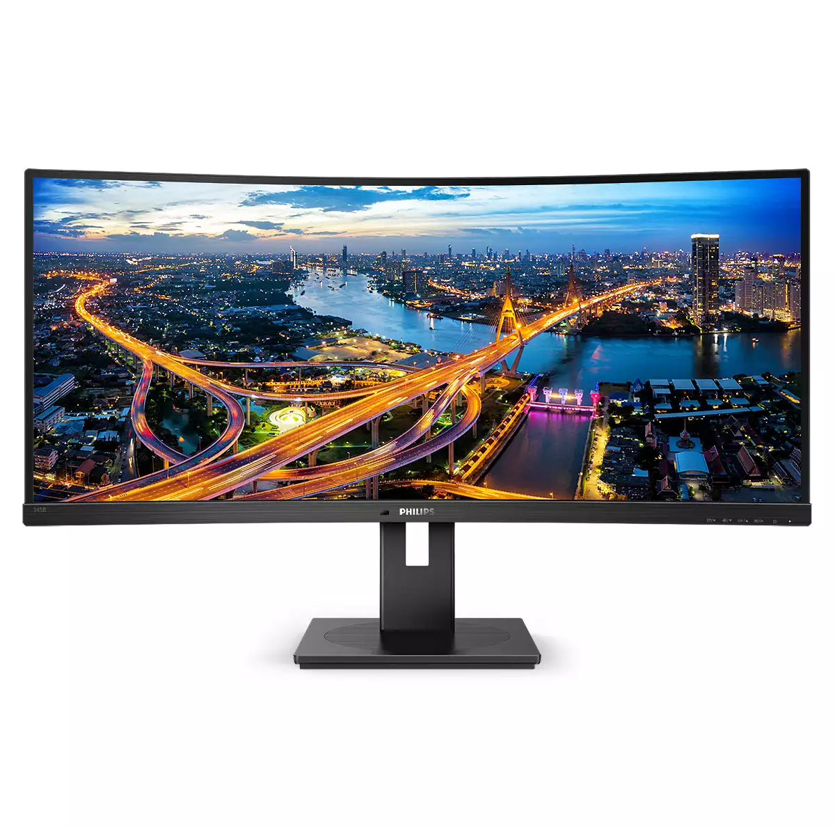 Philips 345B1C Computer Monitors - 34 Inches - Black