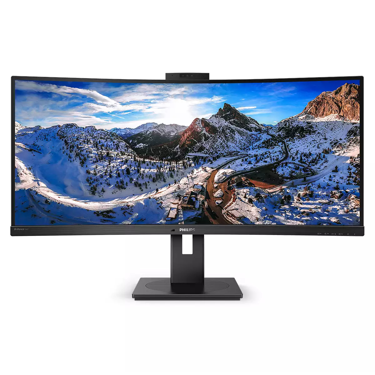 Philips 346P1CRH Computer Monitors - 34 Inches - Black