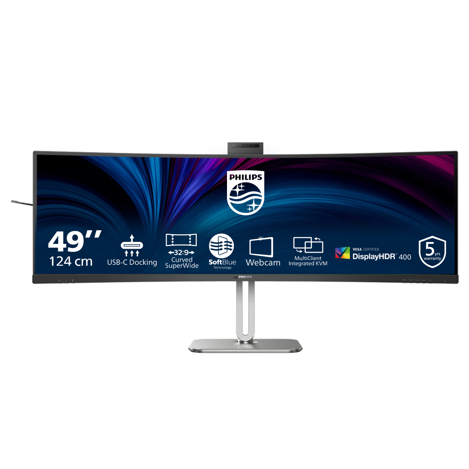 Philips 49B2U6900CH Computer Monitors - 48.8 Inches - Black