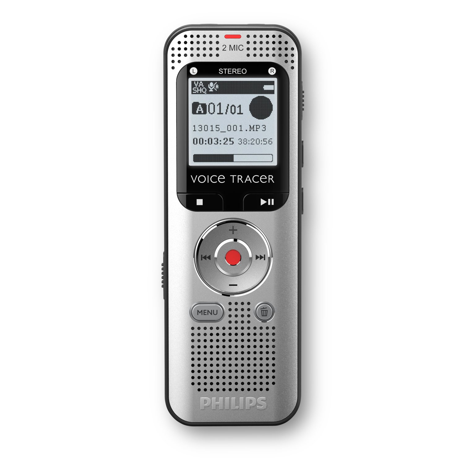 Philips DVT2015 Dictaphones - 33 Inches - Silver