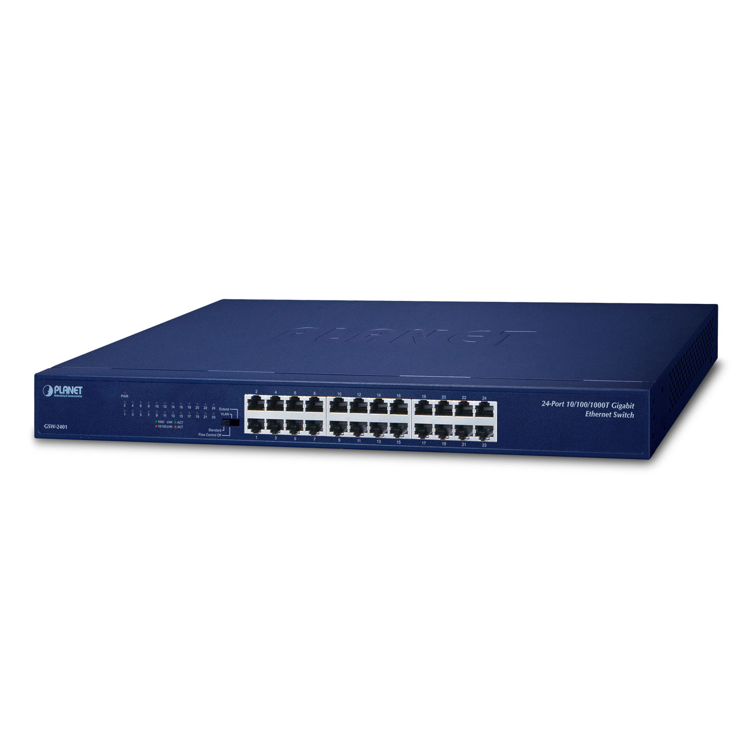 Planet GSW2401 Network Switches - Blue