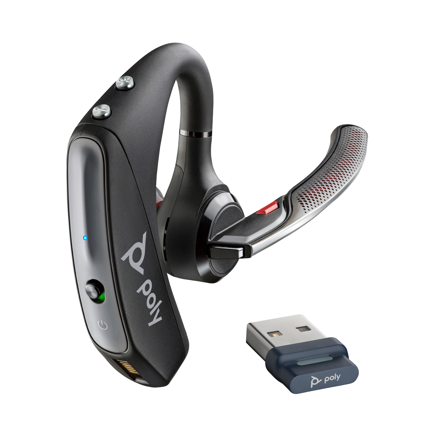 Poly Voyager 5200 UC USB-A Headset +BT600 Dongle TAA