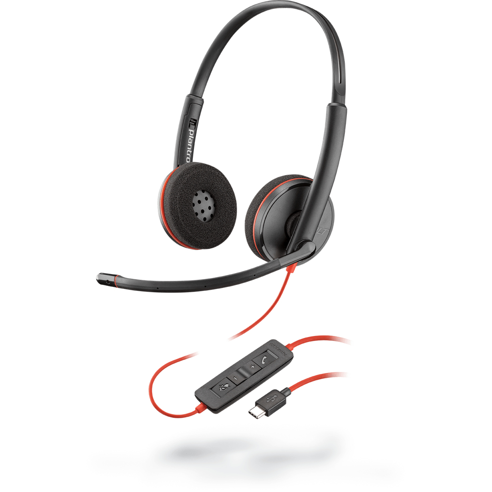 Poly C3220 Headphones & Headsets - Black