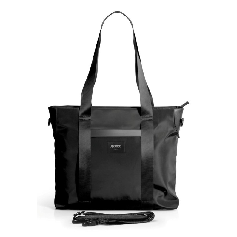 Port Designs (New) 135182 MUSE TOTEBAG BLACK 16'' ECO