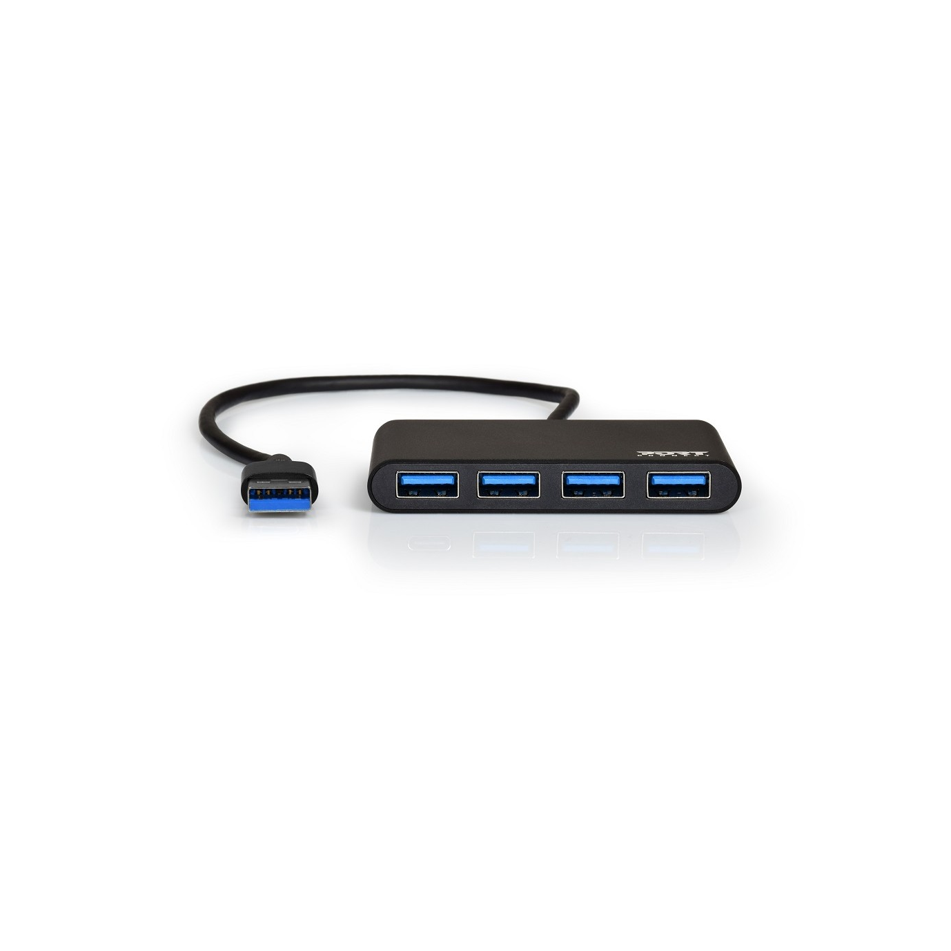 Port Designs 900121 interface hub USB 3.2 Gen 1 (3.1 Gen 1) Type-A 5000 Mbit/s Black